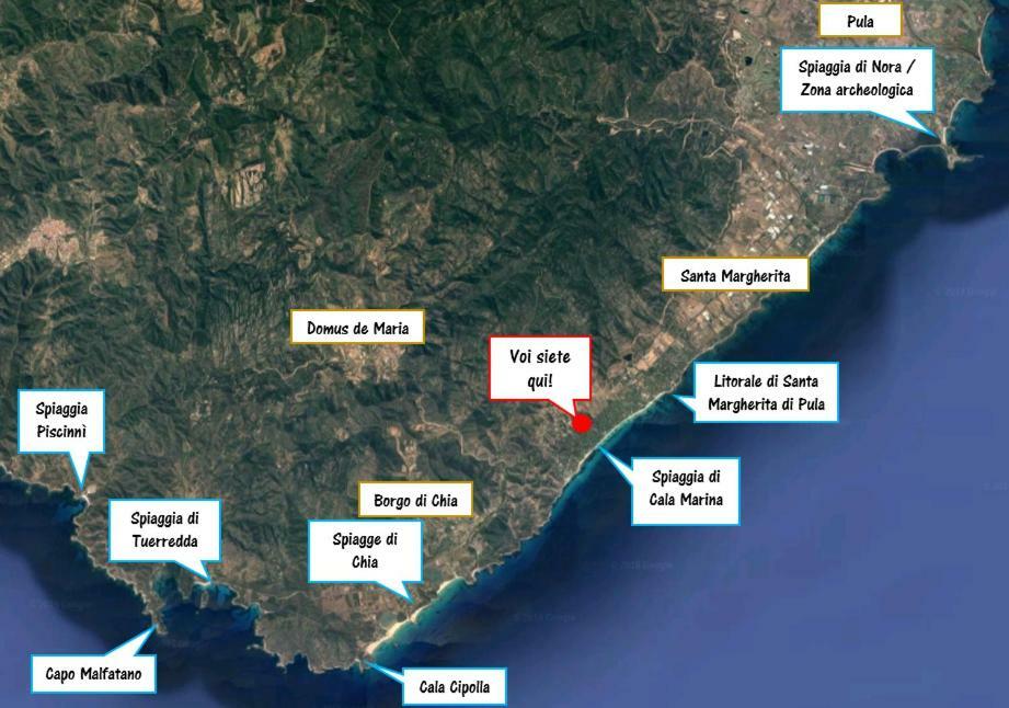 Capo Blu - Santa Margherita Di Pula Villa Kültér fotó